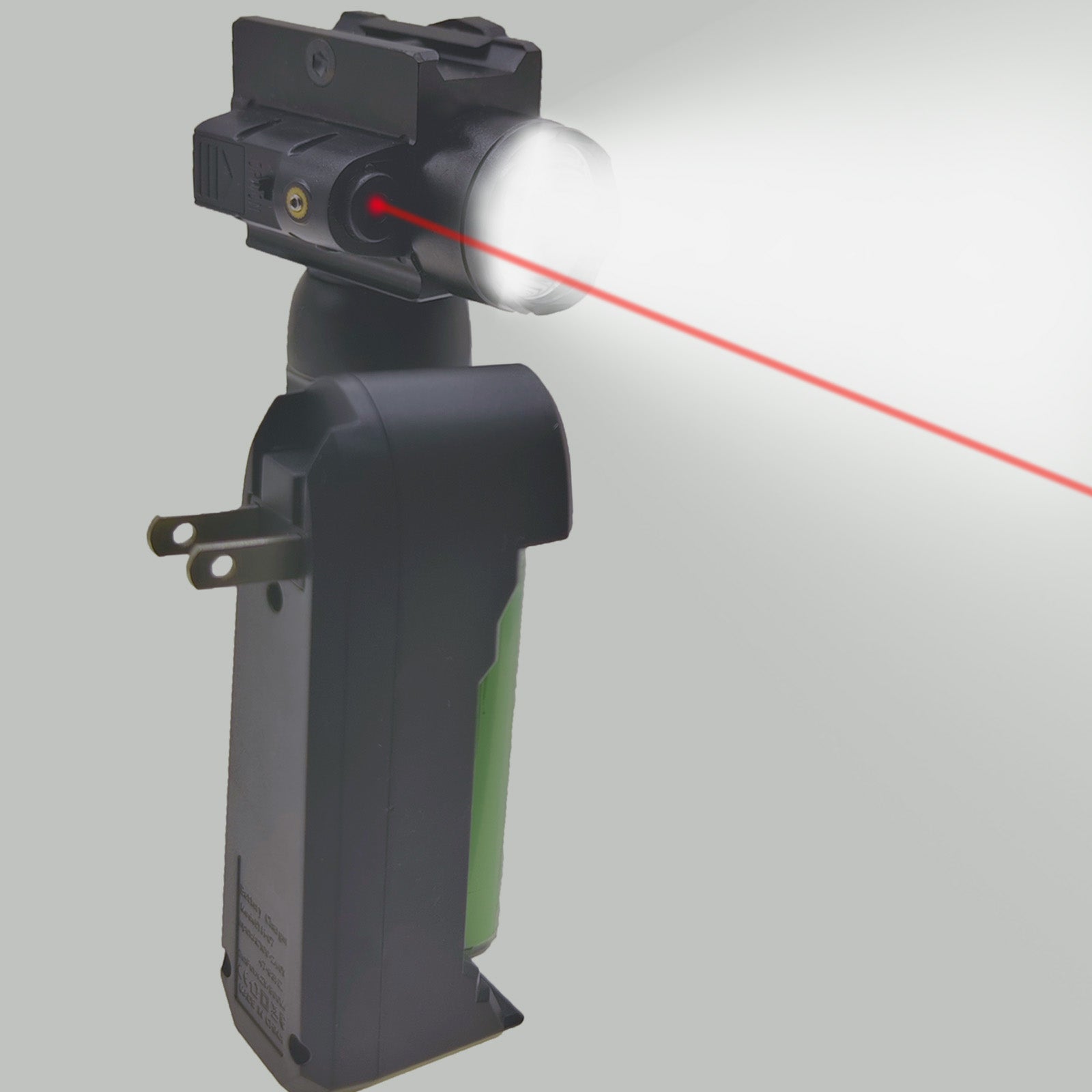 1200 Lumens Flashlight with Red Laser Sight